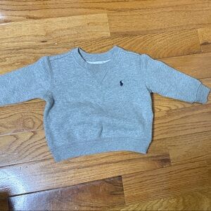 Gray Polo Kids  Sweater